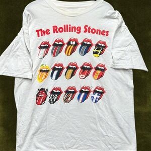 Rolling Stones 2015 Zip Code Tour Shirt - Modern XL
